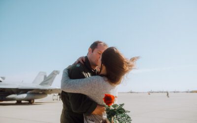 Heartwarming Naval Aviator Homecoming Photos // Lemoore, CA